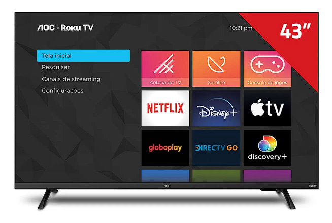 Smart TV 43 AOC LED FULL HD